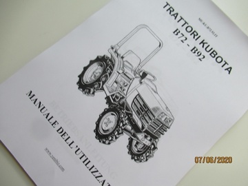 Manual Kubota IT - Kubota : B72, B92
