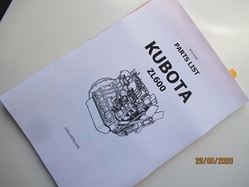 Vista despiezada Kubota