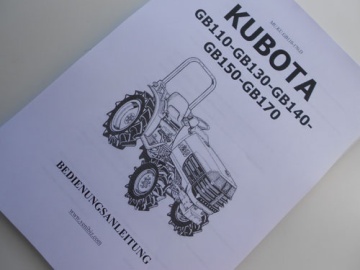 Manual Kubota D - Kubota : GB110, GB130, GB140, GB150, GB170
