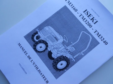 Manual Iseki FR - Iseki : TM, TM3160, TM3200, TM3240
