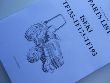 Vista despiezada Iseki   - Iseki : TF153, TF173, TF193
