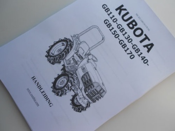 Manual Kubota NL - Kubota : GB110, GB130, GB140, GB150, GB170

