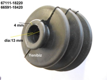 Fuelle de palanca de velocidades - Kubota : B1200, B1400, B1402, B1500, B1502, B1600
Zen-Noh : ZB1200, ZB1400, ZB1402, ZB1500, ZB1502, ZB1600
