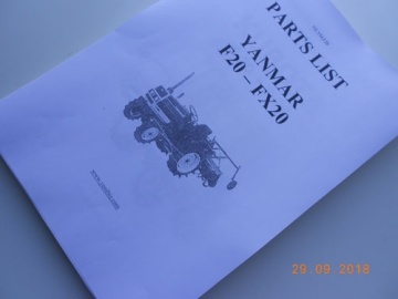 Vista despiezada Yanmar  - Yanmar : F20 - FX20
