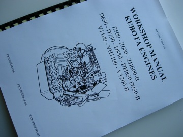 Motores Kubota Z500 - Z600 - ZH600-B - D650 - D750 - D850 - DH850 - D950-B - V1100 - VH1100 - V1200-B