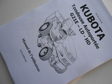 Manual Kubota FR - Kubota : G21E
