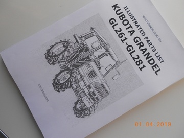 Vista despiezada Kubota - Kubota : GL261, GL281, GRANDEL
