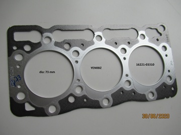 Junta de culata - Kubota : A15, Aste, B1830, GB15, GB16(F), GB160
