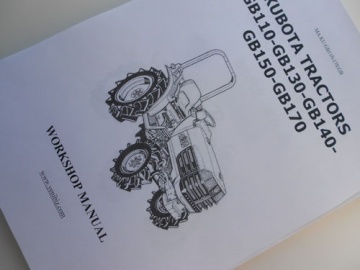 Manual de taller Kubota GB - Kubota : GB110, GB130, GB140, GB150, GB170
