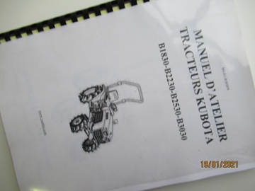 Manual de taller Kubota FR - Kubota : B1830
