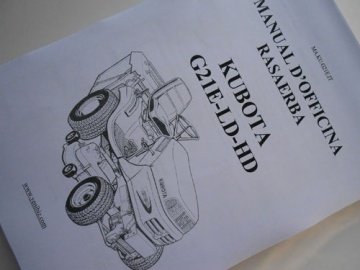 Manual de taller Kubota IT - Kubota : G21E
