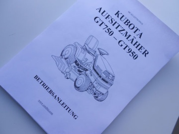 Manual Kubota D - Kubota : Mower
