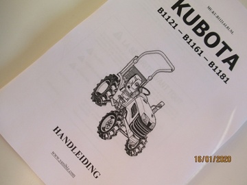 Manual Kubota NL - Kubota : B1121, B1161, B1181
