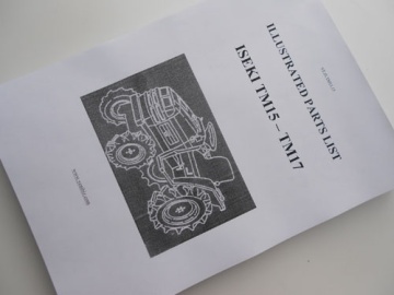 Vista despiezada Iseki   - Iseki : TM, TM15, TM17
