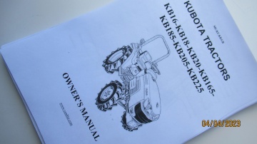 Manual Kubota GB - Kubota : KB
