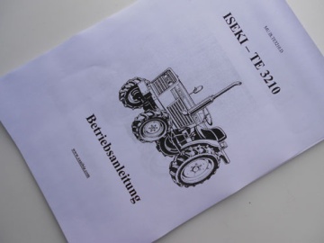 Manual Iseki D - Iseki : TE3210
