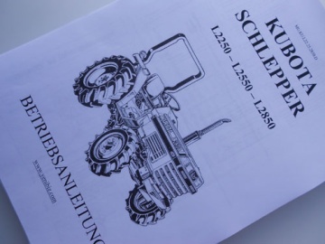 Manual Kubota D - Kubota : L2250, L2550, L2850
