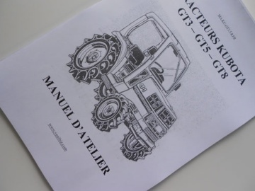 Manual de taller Kubota FR - Kubota : GT3, GT5, GT8
