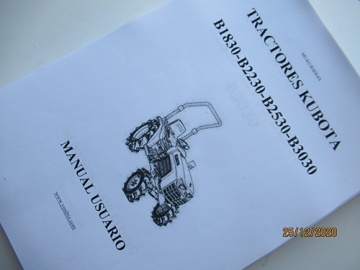 Manual Kubota  en Español - Kubota : B1830

