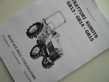 Kubota GB13 - GB14 - GB15