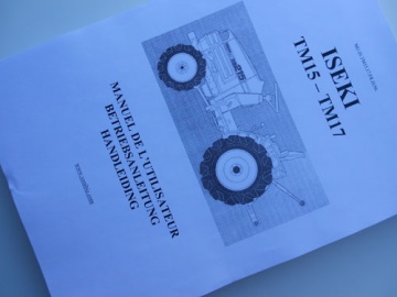 Manual Iseki trilingüe - Iseki : TM, TM15, TM17
