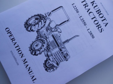 Manual Kubota GB - Kubota : L2250, L2550, L2850
