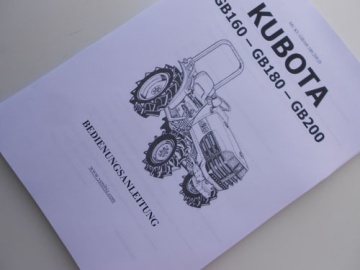 Manual Kubota D - Kubota : GB160, GB180, GB200
