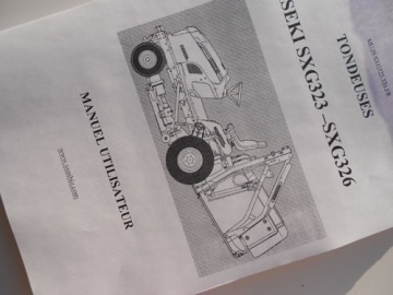 Manual Iseki FR - Iseki : Mowers
