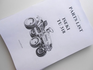 Vista despiezada Iseki   - Iseki : TU318, TU PP
