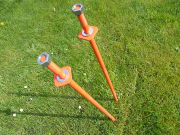 2 unitas - largo 75 cm - diam. 18 mm