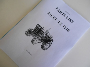 Vista despiezada Iseki  