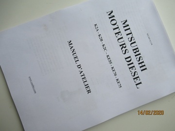 Manual de taller Motores Mitsubishi FR - Iseki : TX, TX1300, TX1500
