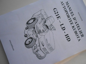 Manual de taller FR - Kubota : G21E
