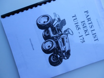 Vista despiezada Iseki   - Iseki : TU165, TU175, TU PP
