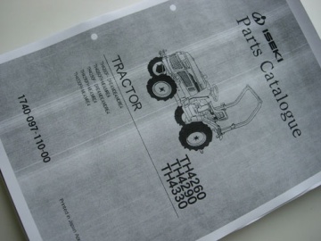 Iseki TH4260 - TH4290 - TH4330