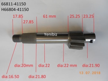 Sector dentado - Kubota : B52, B1200, B1400, B1402, B1500, B1502, B4200, B5001, B5100, B6000, B6001, B6100, B6200, B7001, B7100, B7200
Zen-Noh : ZB1200, ZB1400, ZB1402, ZB1500, ZB1502, ZB5001, ZB5100, ZB6000, ZB6001, ZB6100, ZB6200, ZB7001, ZB7100, ZB7200
