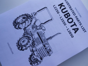 Vista despiezada Kubota - Kubota : L2250, L2550, L2850
