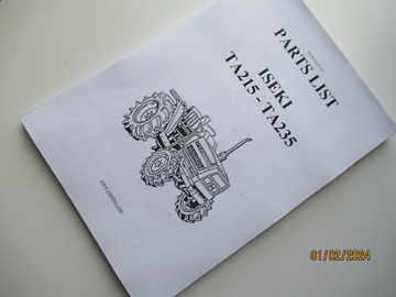 Vista despiezada Iseki   - Iseki : TA215, TA235
