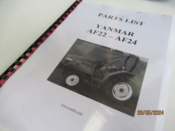 Vista despiezada Yanmar  - Yanmar : AF-22, AF-24
